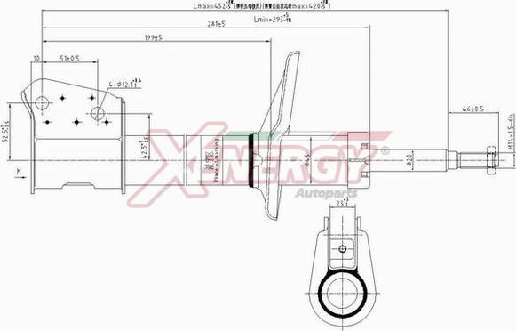 AP XENERGY X714333 - Shock Absorber autospares.lv