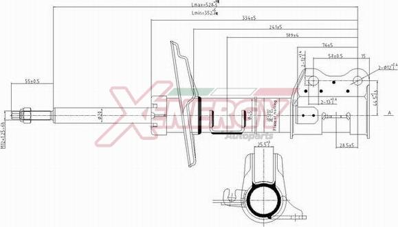 AP XENERGY X717339 - Shock Absorber autospares.lv