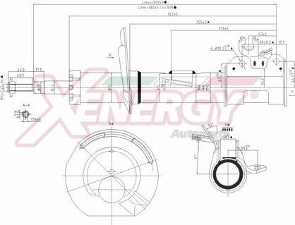 AP XENERGY X739339 - Shock Absorber autospares.lv