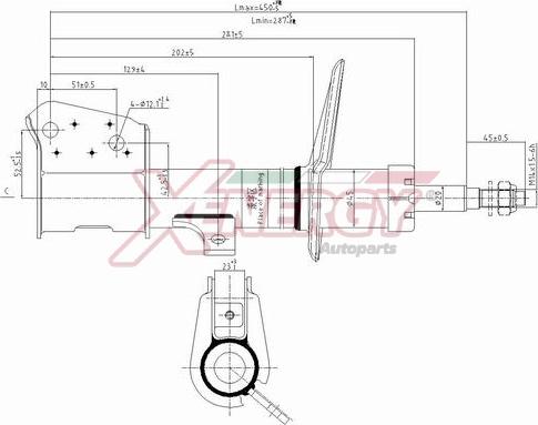 AP XENERGY X723333 - Shock Absorber autospares.lv