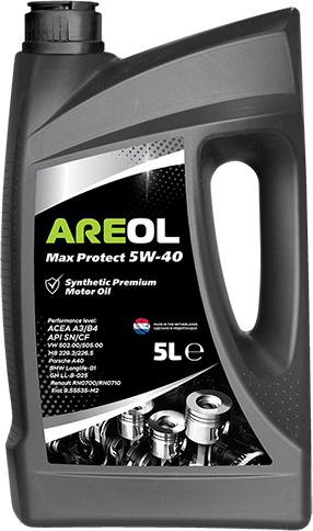 Areol 5W40AR038 - Engine Oil autospares.lv