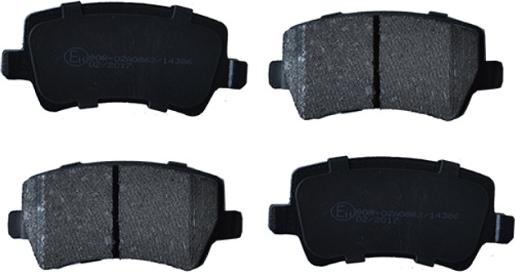 ASAM 55400 - Brake Pad Set, disc brake autospares.lv