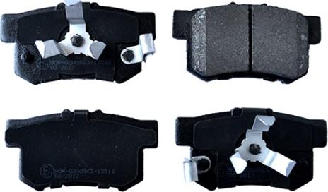 ASAM 55411 - Brake Pad Set, disc brake autospares.lv