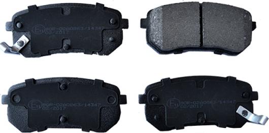 ASAM 55431 - Brake Pad Set, disc brake autospares.lv