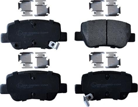 ASAM 55429 - Brake Pad Set, disc brake autospares.lv