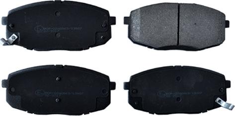 ASAM 55472 - Brake Pad Set, disc brake autospares.lv