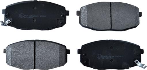 ASAM 55347 - Brake Pad Set, disc brake autospares.lv