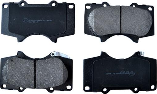 ASAM 55358 - Brake Pad Set, disc brake autospares.lv