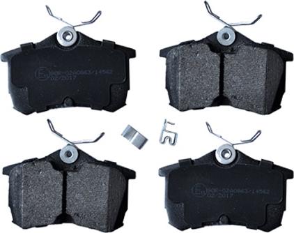 ASAM 55382 - Brake Pad Set, disc brake autospares.lv