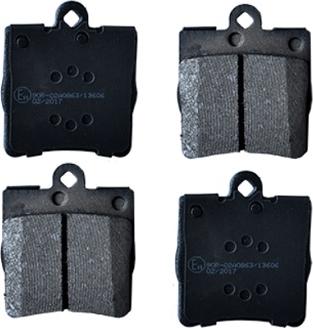 ASAM 55378 - Brake Pad Set, disc brake autospares.lv