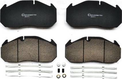 ASAM 80995 - Brake Pad Set, disc brake autospares.lv