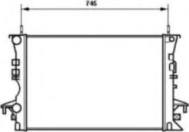 ASAM 34898 - Radiator, engine cooling autospares.lv