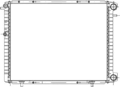 ASAM 34882 - Radiator, engine cooling autospares.lv