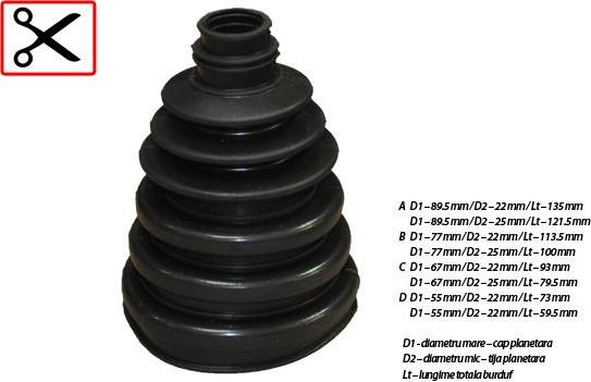 ASAM 32218 - Bellow, drive shaft autospares.lv