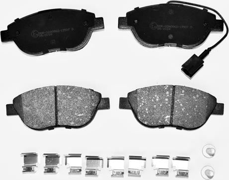 ASAM 74509 - Brake Pad Set, disc brake autospares.lv