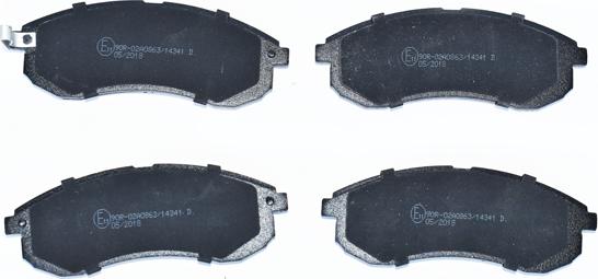 ASAM 74519 - Brake Pad Set, disc brake autospares.lv