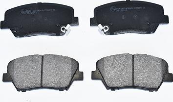 ASAM 74534 - Brake Pad Set, disc brake autospares.lv