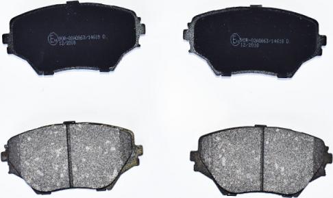 ASAM 72617 - Brake Pad Set, disc brake autospares.lv