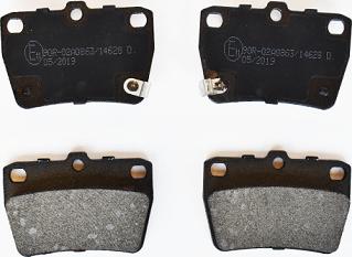 ASAM 77102 - Brake Pad Set, disc brake autospares.lv