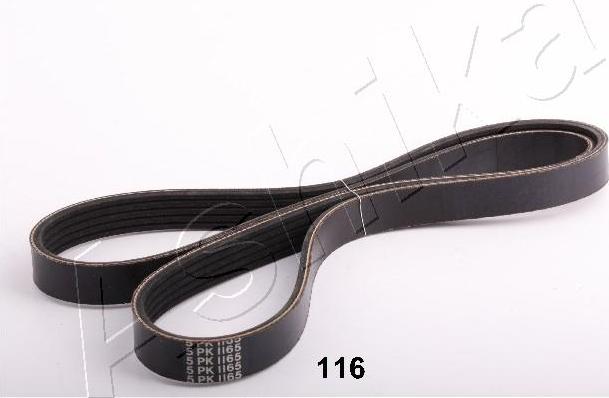 Ashika 96-01-116 - V-Ribbed Belt autospares.lv