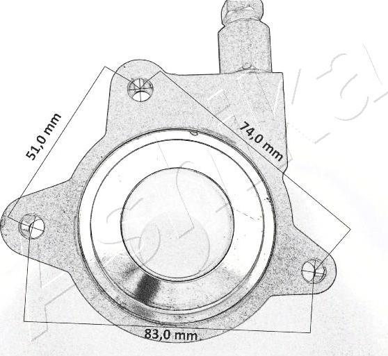 Ashika 90-0H-H08 - Clutch Release Bearing autospares.lv