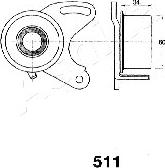 Ashika 45-05-511 - Tensioner, timing belt autospares.lv