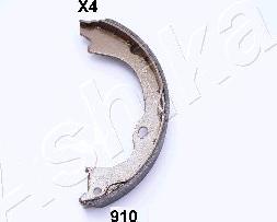 Ashika 55-09-910 - Brake Shoe Set, parking brake autospares.lv