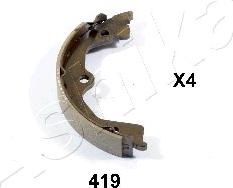 Ashika 55-04-419 - Brake Shoe Set, parking brake autospares.lv