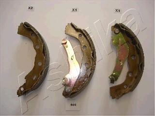 Ashika 55-05-500 - Brake Shoe Set autospares.lv