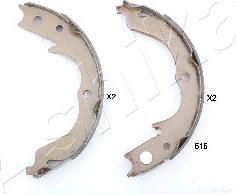 Ashika 55-05-515 - Brake Shoe Set, parking brake autospares.lv