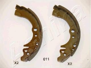 Ashika 55-06-611 - Brake Shoe Set autospares.lv