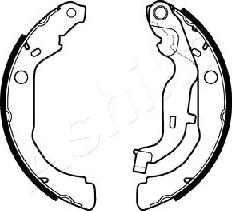 Ashika 55-00-020 - Brake Shoe Set autospares.lv