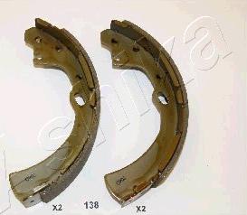 Ashika 55-01-138 - Brake Shoe Set autospares.lv