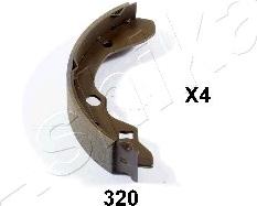 Ashika 55-03-320 - Brake Shoe Set, parking brake autospares.lv