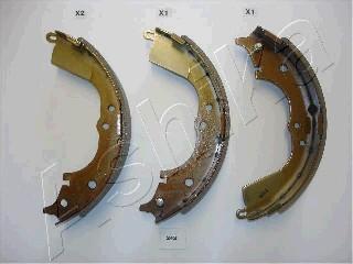 Ashika 55-02-242 - Brake Shoe Set autospares.lv