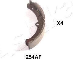 Ashika 55-02-254 - Brake Shoe Set autospares.lv