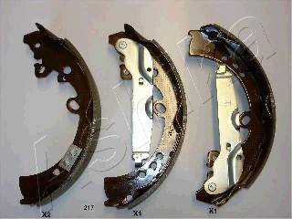 Ashika 55-02-217 - Brake Shoe Set autospares.lv