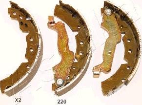 Ashika 55-02-220 - Brake Shoe Set autospares.lv