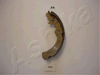 Ashika 55-07-704 - Brake Shoe Set autospares.lv