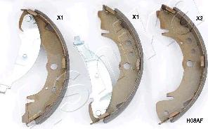 Ashika 55-0H-H08 - Brake Shoe Set autospares.lv