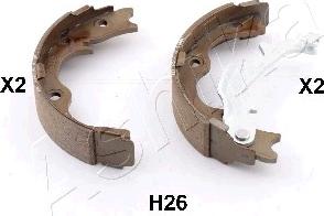 Ashika 55-0H-H26 - Brake Shoe Set, parking brake autospares.lv