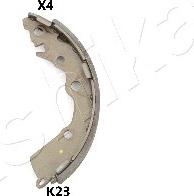 Ashika 55-0K-K23 - Brake Shoe Set autospares.lv