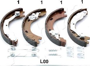 Ashika 55-0L-L00 - Brake Shoe Set, parking brake autospares.lv