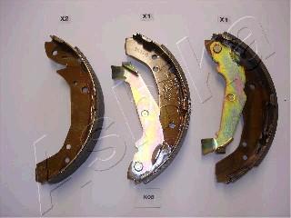 Ashika 55-K0-008 - Brake Shoe Set autospares.lv