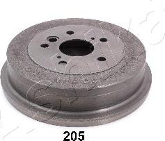 Ashika 56-02-205 - Brake Drum autospares.lv