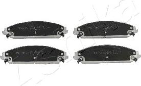 Ashika 50-09-911 - Brake Pad Set, disc brake autospares.lv