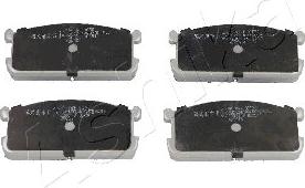 Ashika 50-05-508 - Brake Pad Set, disc brake autospares.lv