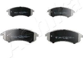 Ashika 50-05-515 - Brake Pad Set, disc brake autospares.lv