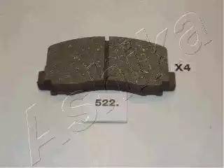 Ashika 50-05-522 - Brake Pad Set, disc brake autospares.lv