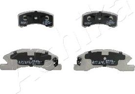 Ashika 50-06-609 - Brake Pad Set, disc brake autospares.lv